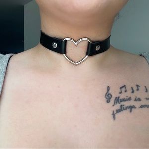 2/$20 Black Heart Choker